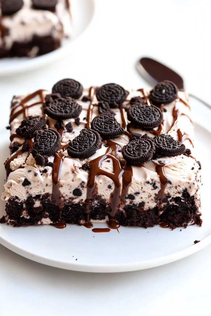 Customize Brownie Oreo Ice Cream Cake