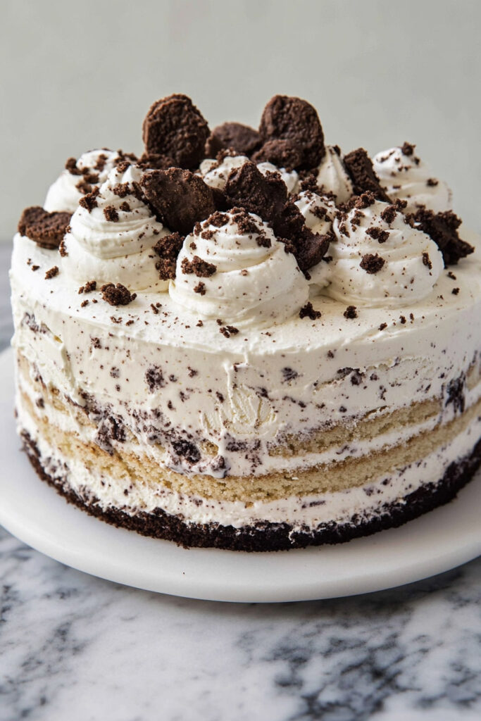 Customize Cookies and Cream Ice Cream Cake