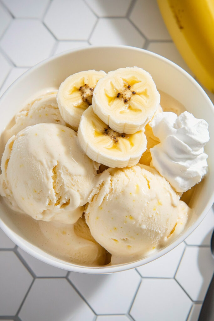 Customize Ninja Creami Banana Sweet Cream Ice Cream