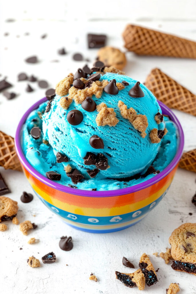 Customize Ninja Creami Cookie Monster Ice Cream