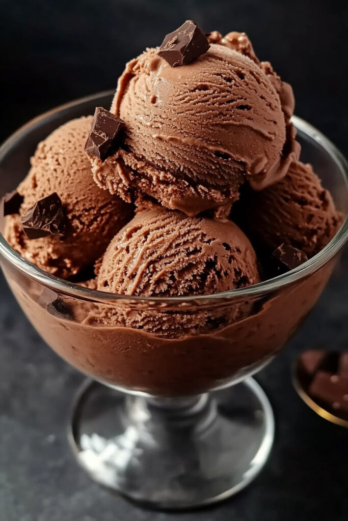 Customize Ninja Creami Keto Chocolate Ice Cream