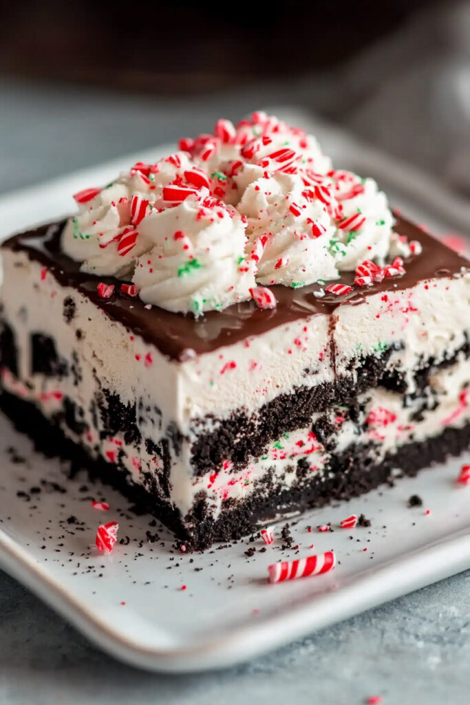 Customize Peppermint Oreo Ice Cream Cake