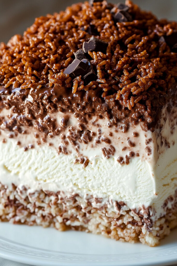 Customize Your  Nutella Crunch Ice Cream Cake