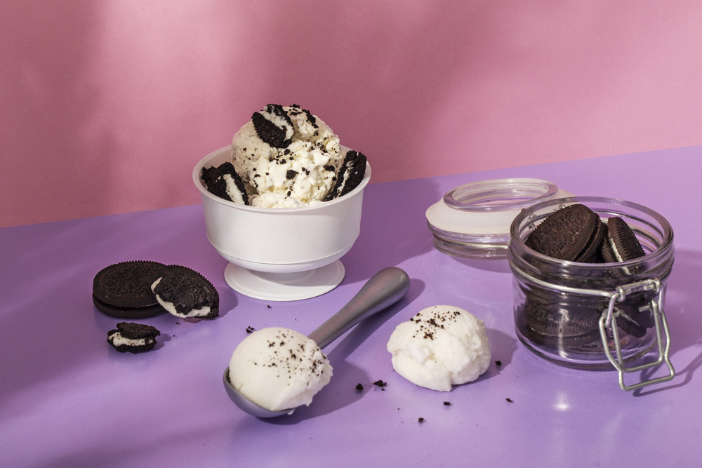 Directions Cookies and Cream Ice Cream Delight