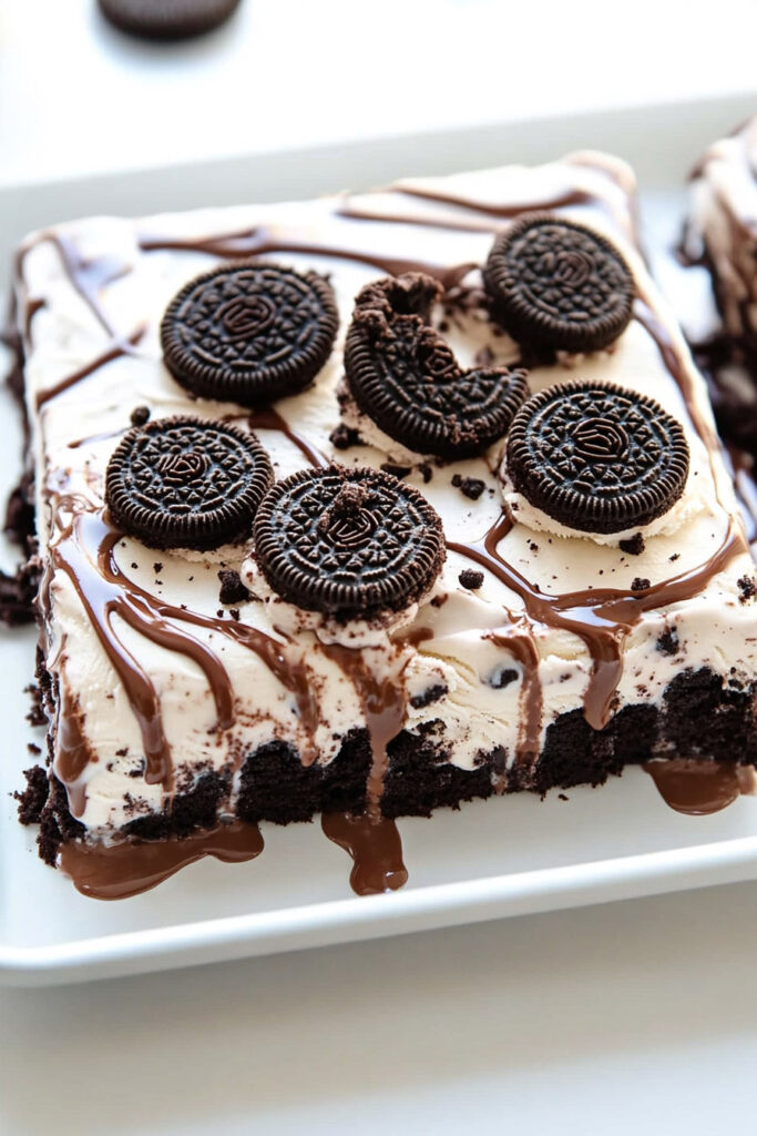 How to Make Brownie Oreo Ice Cream Cake