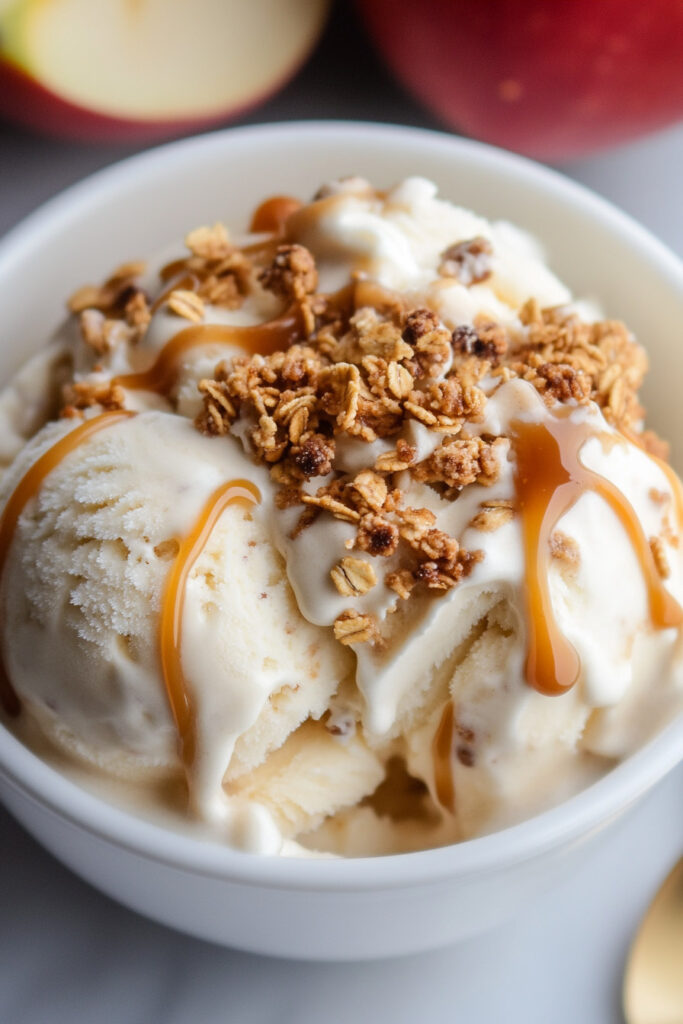 How to Make Ninja Creami Apple Cobbler Ice Cream