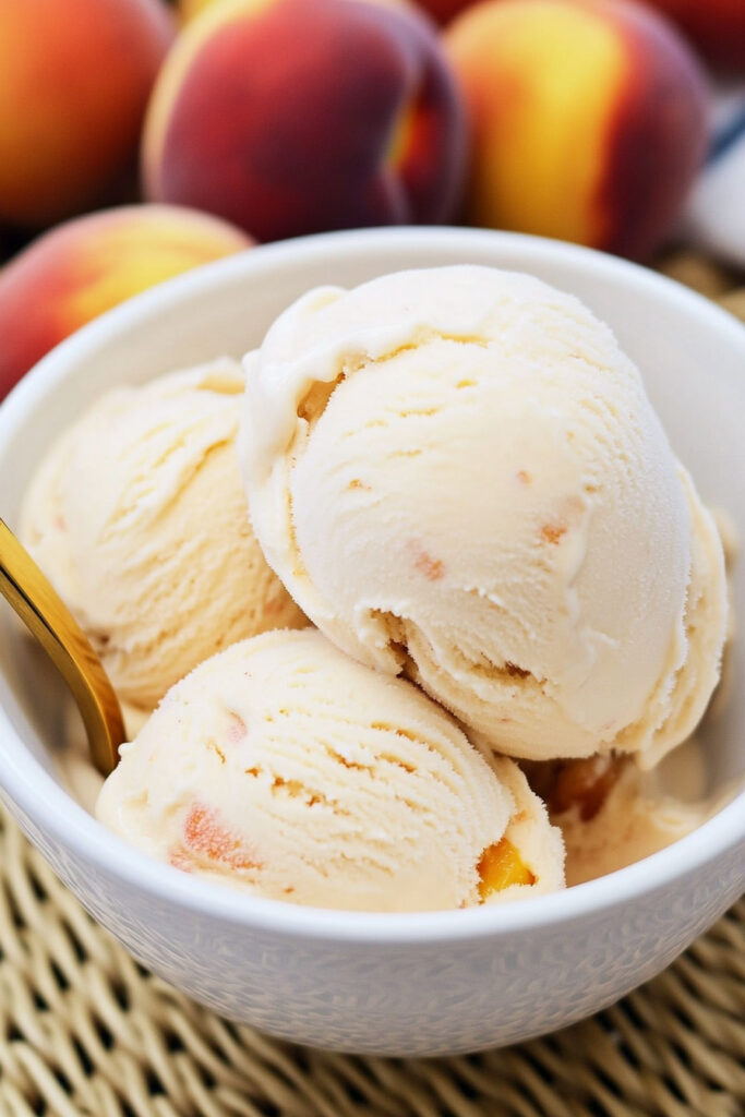 How to Make Ninja Creami Peaches and Cream Ice Cream