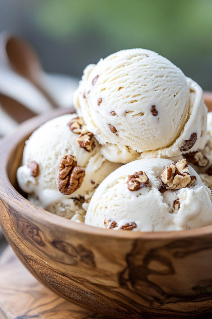 How to Make No Churn Butter Pecan Ice Cream