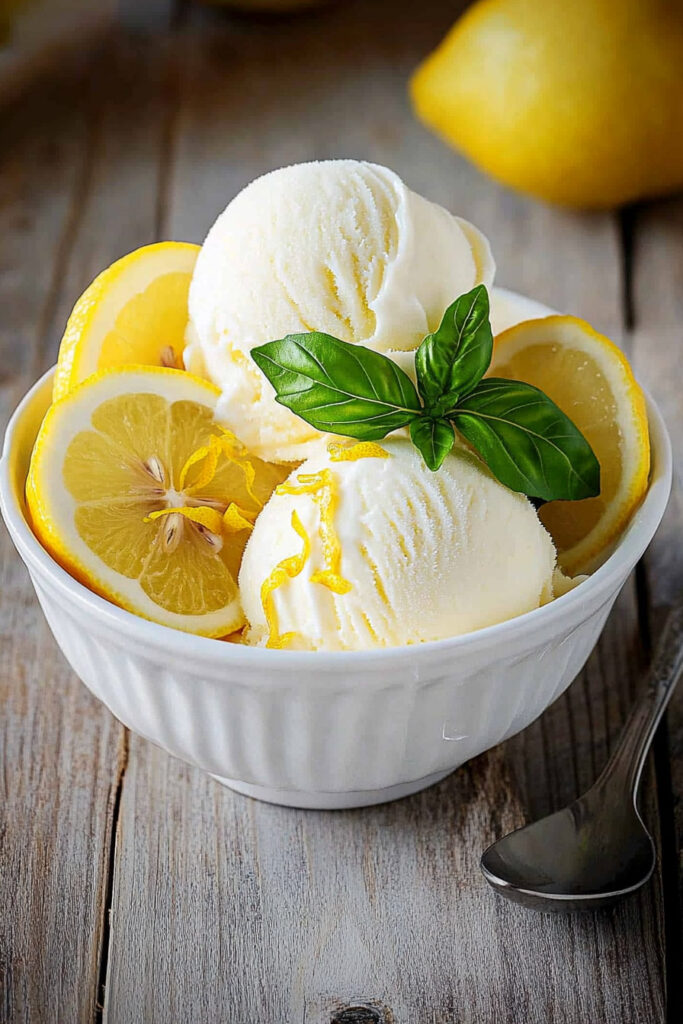 How to Make No Churn Lemon Ice Cream