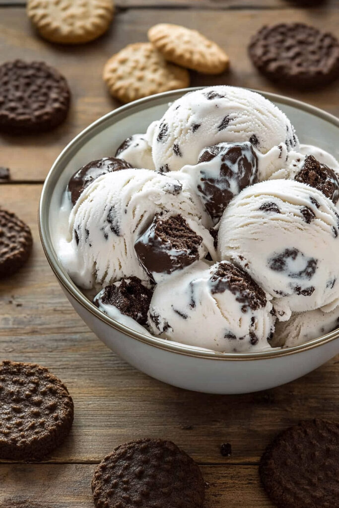 How to Serve Cuisinart Cookies and Cream Ice Cream