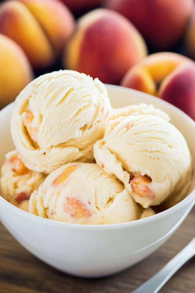 How to Serve Cuisinart Peach Ice Cream