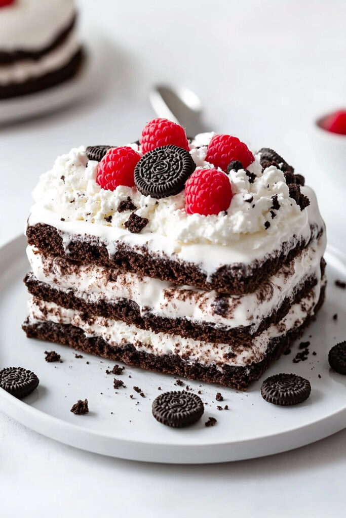 How to Serve Ice Cream Sandwich Cake