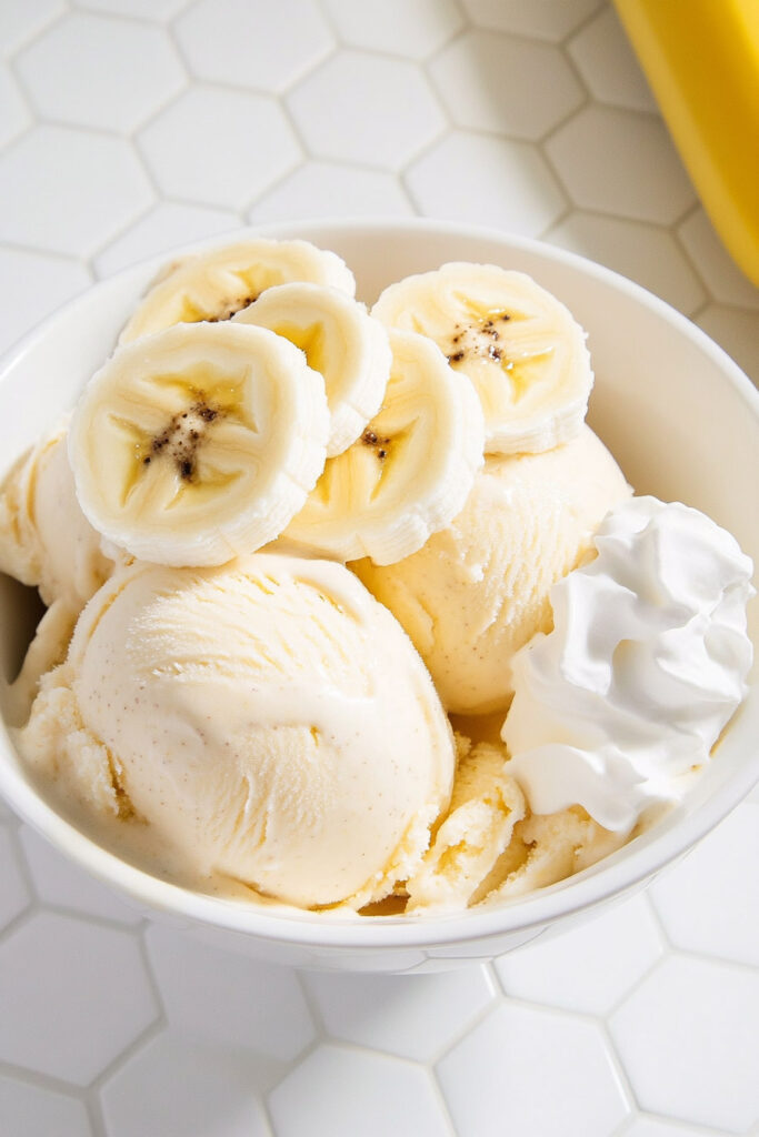 How to Serve Ninja Creami Banana Sweet Cream Ice Cream