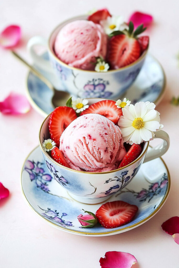 How to Serve Whole30 Strawberry Coconut Ice Cream