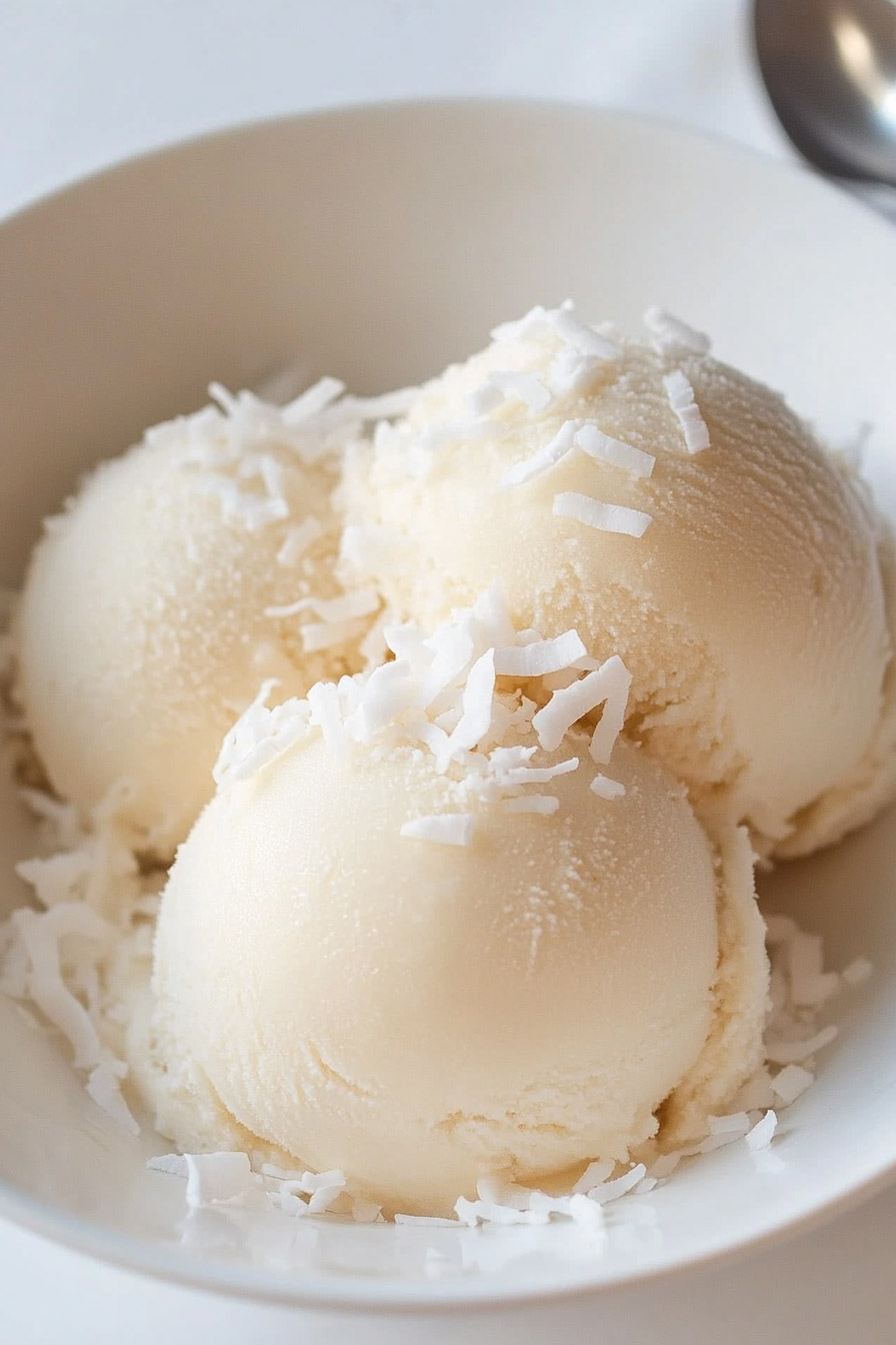 Easy Pina Colada Sorbet | Ninja Creami Dessert