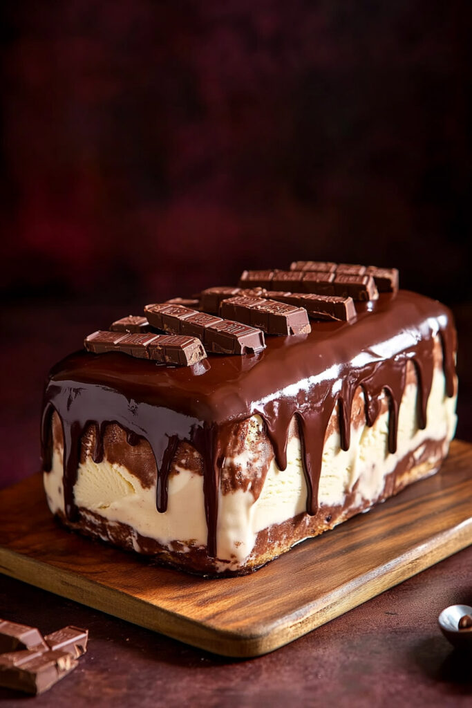 Instructions KitKat Ice Cream Cake