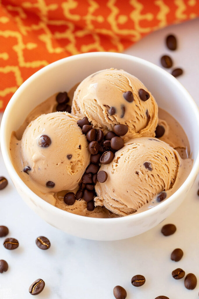 Make Ninja Creami Caramel White Chocolate Mocha Protein Ice Cream