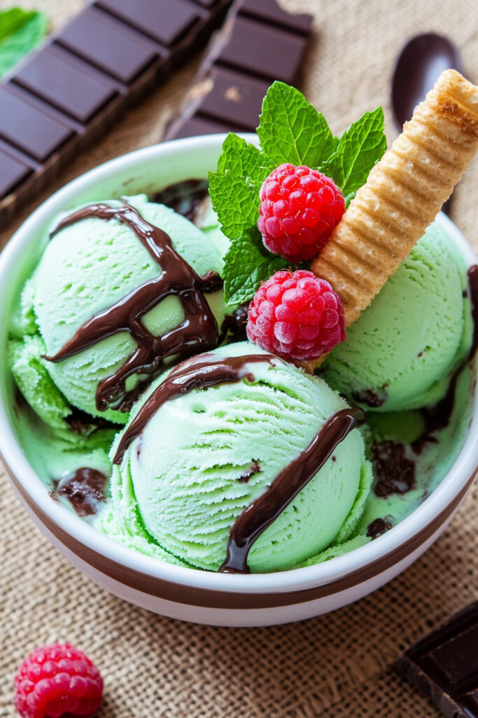 Make Ninja Creami Mint Chocolate Chip Ice Cream