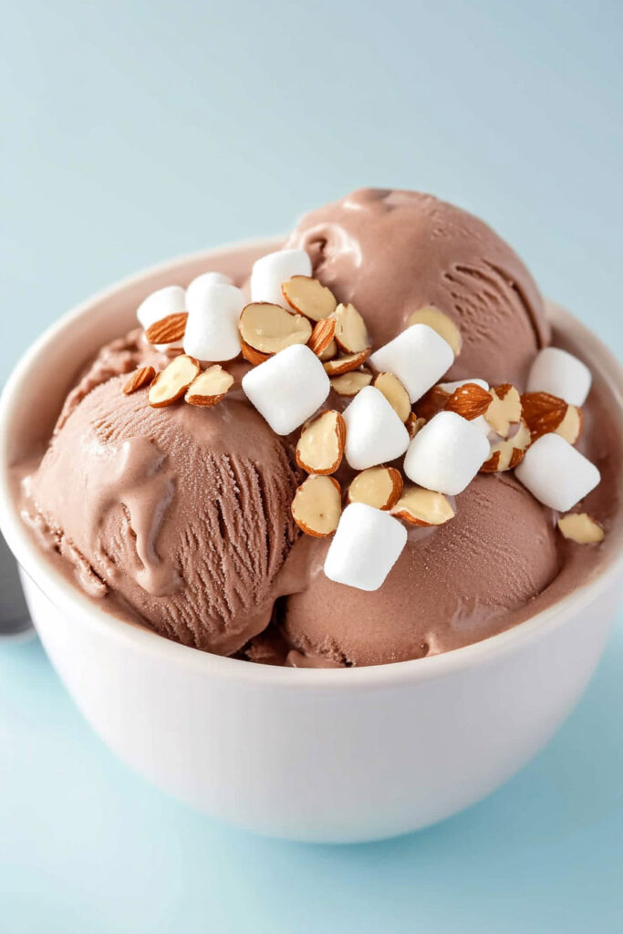 Make Ninja Creami Rocky Road Ice Cream