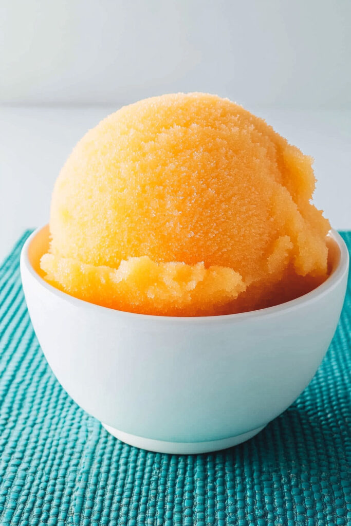 Make Orange Sherbet