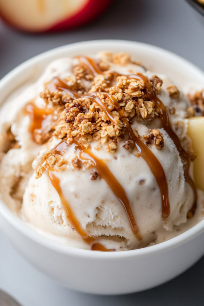 Ninja Creami Apple Cobbler Ice Cream