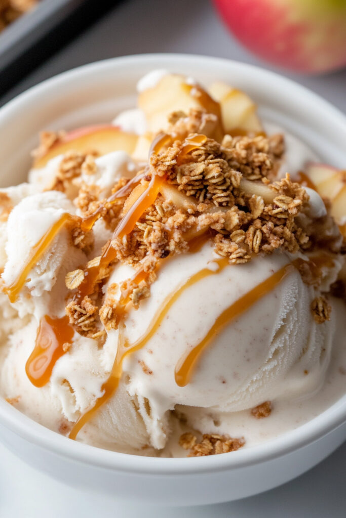 Ninja Creami Apple Cobbler Ice Cream Recipe