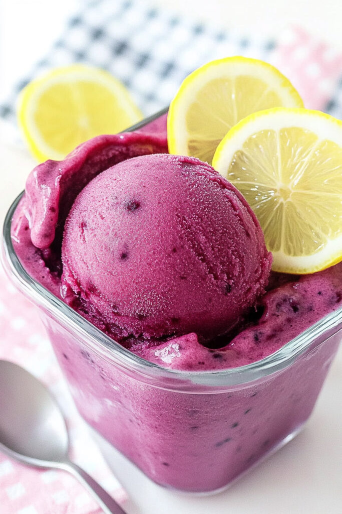 Ninja Creami Berry Lemonade Sorbet