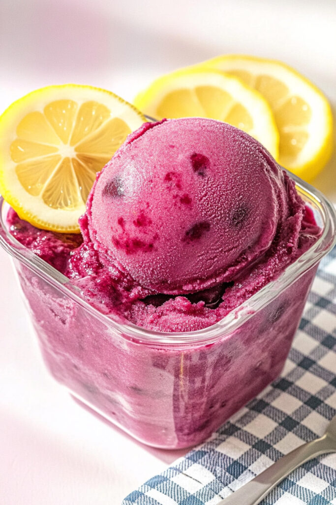 Ninja Creami Berry Lemonade Sorbet Recipe