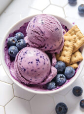 Ninja Creami Blueberry Pie Ice Cream