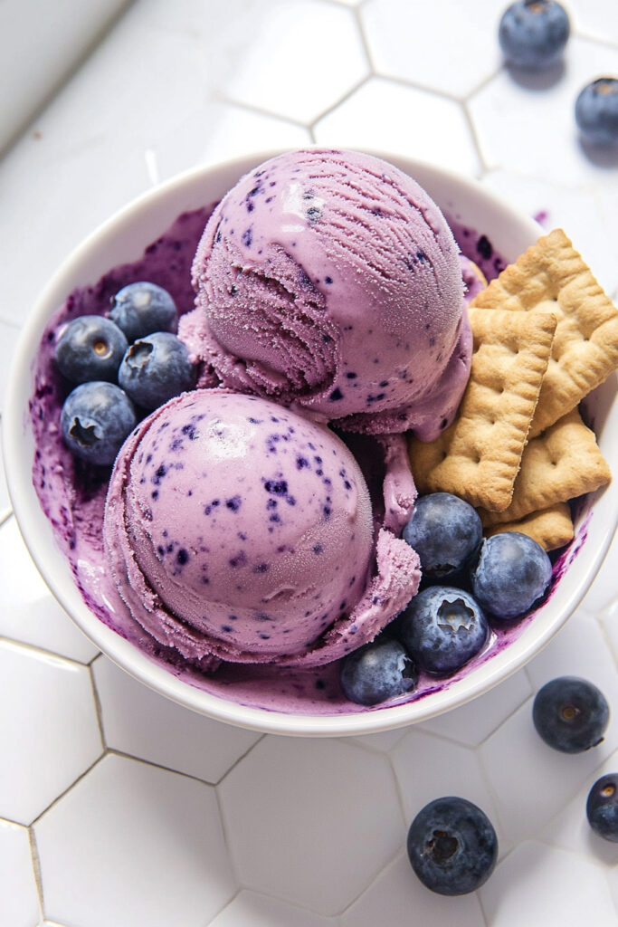 Ninja Creami Blueberry Pie Ice Cream