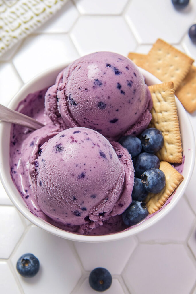 Ninja Creami Blueberry Pie Ice Cream Recipe