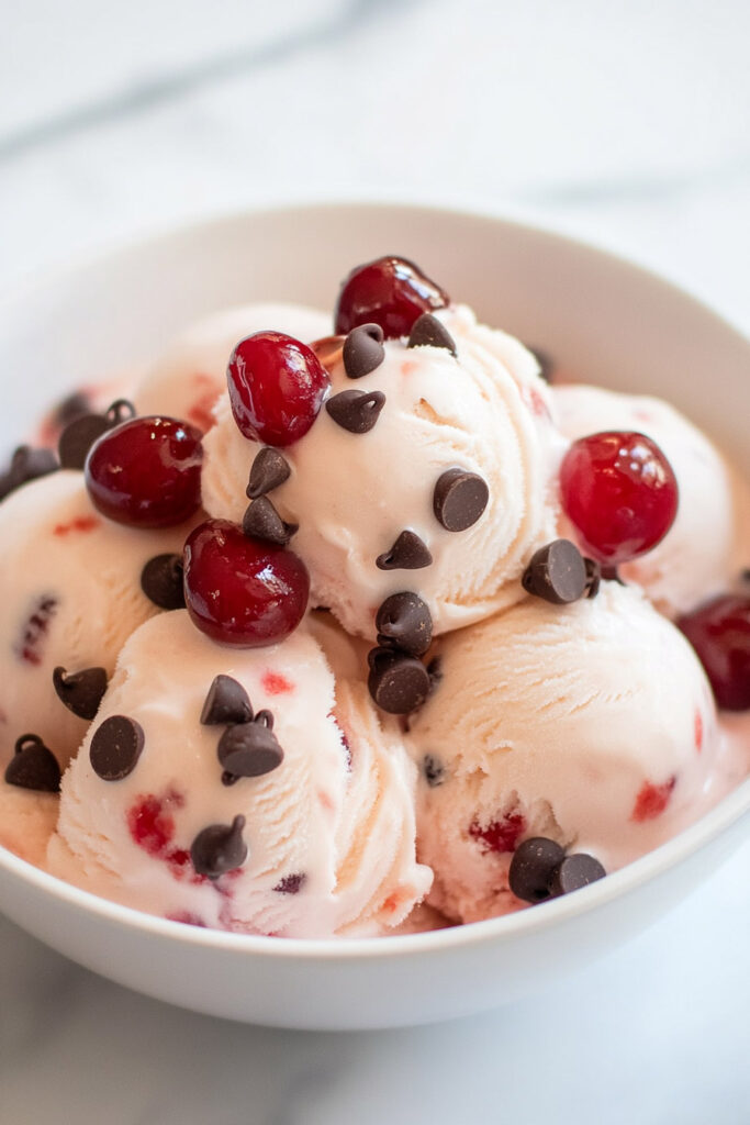 Ninja Creami Boozy Cherry Garcia Ice Cream Recipe