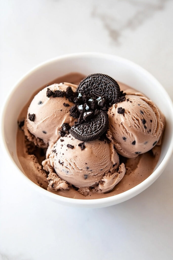 Ninja Creami Caramel Mocha Oreo Crumble Ice Cream Recipe