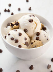 Ninja Creami Chocolate Chip Cookie Dough Protein Ice Cream