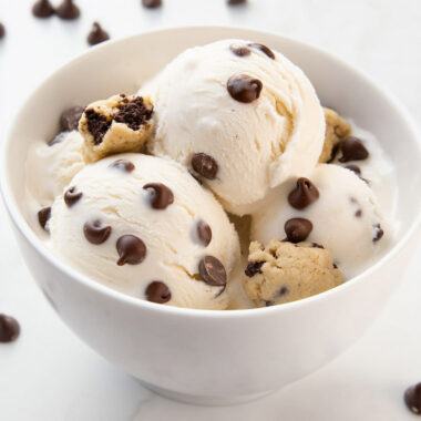 Ninja Creami Chocolate Chip Cookie Dough Protein Ice Cream