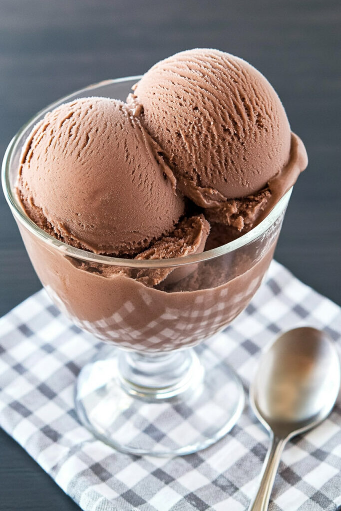 Ninja Creami Chocolate Ice Cream with Pudding Mix