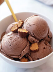 Ninja Creami Chocolate Peanut Butter Cup Protein Ice Cream