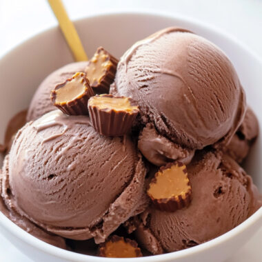 Ninja Creami Chocolate Peanut Butter Cup Protein Ice Cream