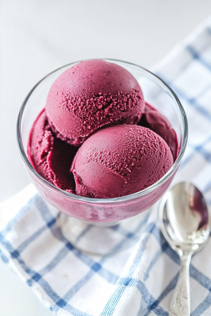 Ninja Creami Dark Sweet Cherry Sherbet REcipe