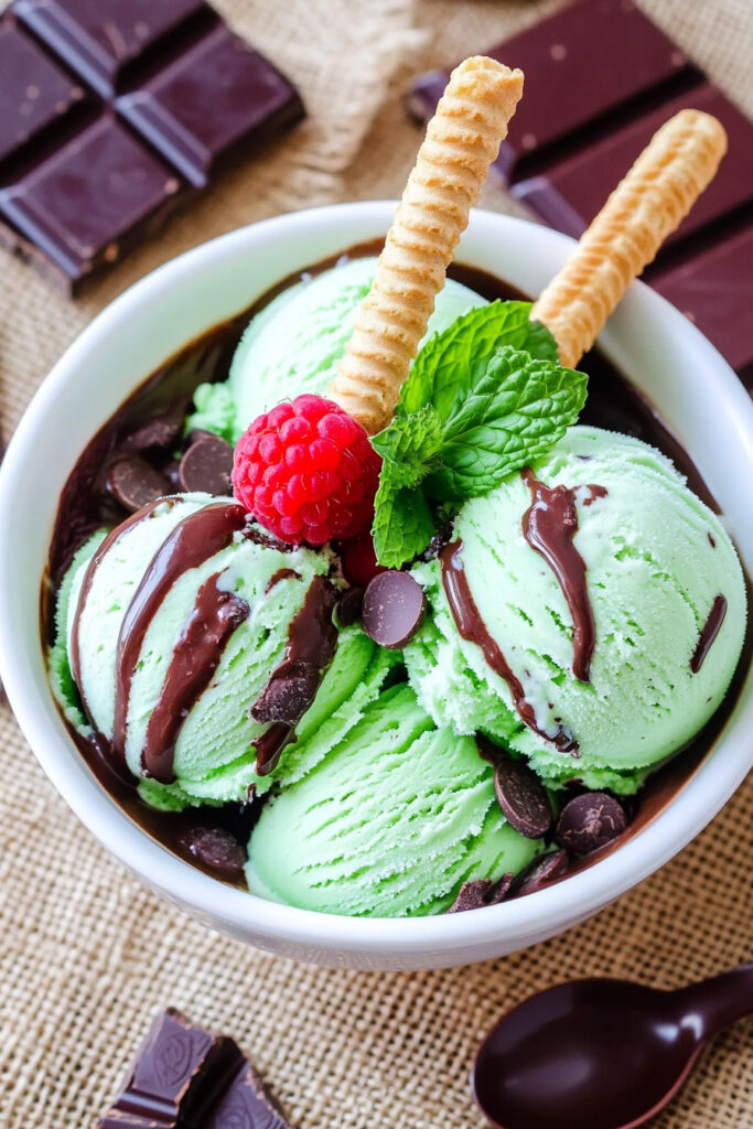 Ninja Creami Mint Chocolate Chip Ice Cream Recipe