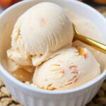 Ninja Creami Peaches and Cream Ice Cream Recipe