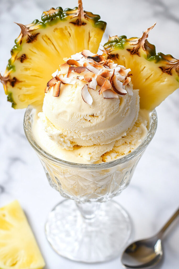 Ninja Creami Pina Colada Ice Cream Recipe