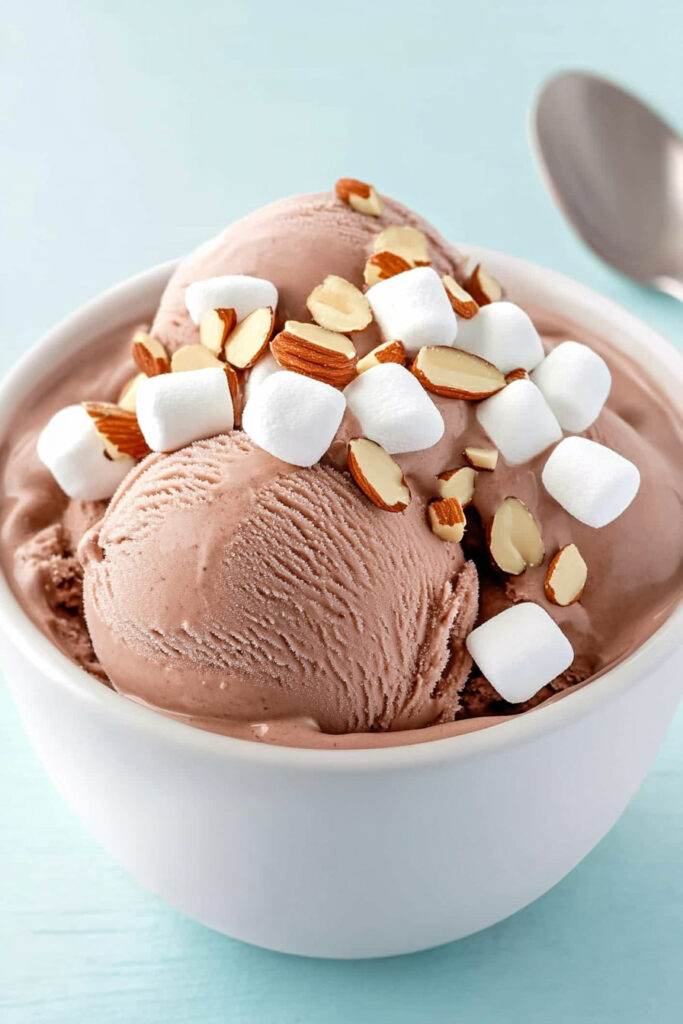 Ninja Creami Rocky Road Ice Cream Recipe