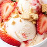 Ninja Creami Strawberry Cheesecake Cottage Cheese Protein Ice Cream