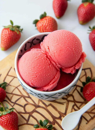 Ninja Creami Strawberry Sorbet Recipe