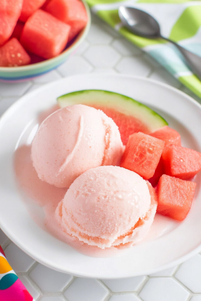 Ninja Creami Watermelon Sherbet Recipe