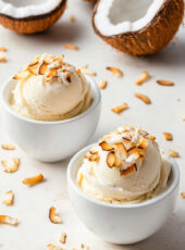 No Churn Coconut Ice Cream