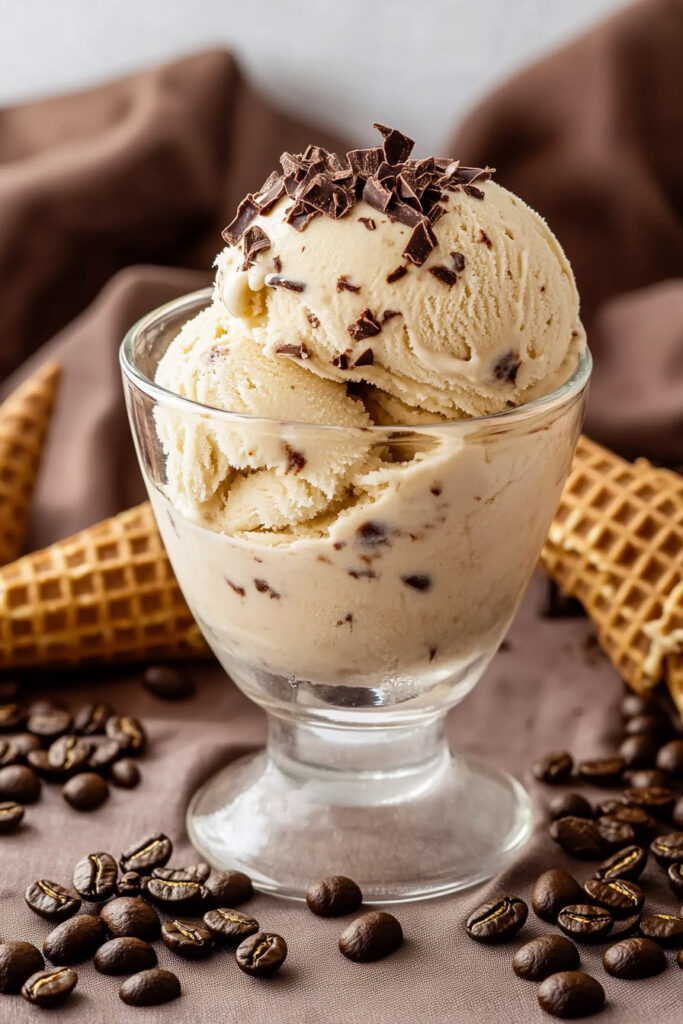 No Churn Coffee Ice Cream