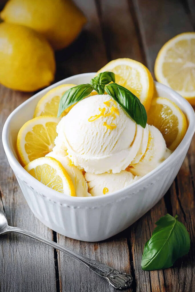 No Churn Lemon Ice Cream Recipe