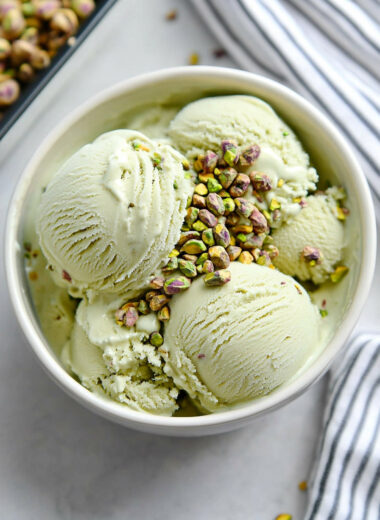 No Churn Pistachio Ice Cream